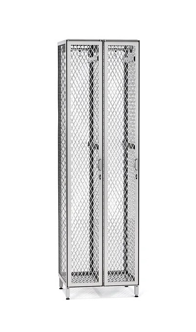 Metal wire mesh lockers 