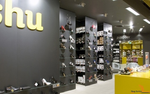 shoe store fixture system