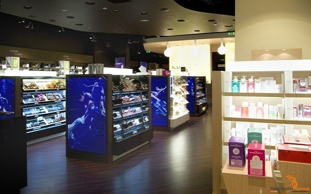 cosmetic shop retail fixtures