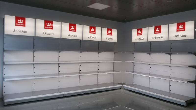 zīmolu stendu ražošana metāla konstrukcija