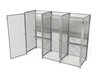 Metal wire lockers for locker rooms DKL 
